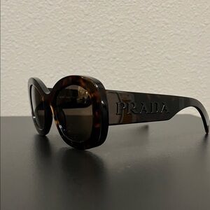 Prada Women's Brown Tortoise Sunglasses